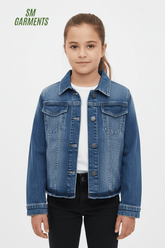 GIRLS DENIM JACKET - Smgarment's